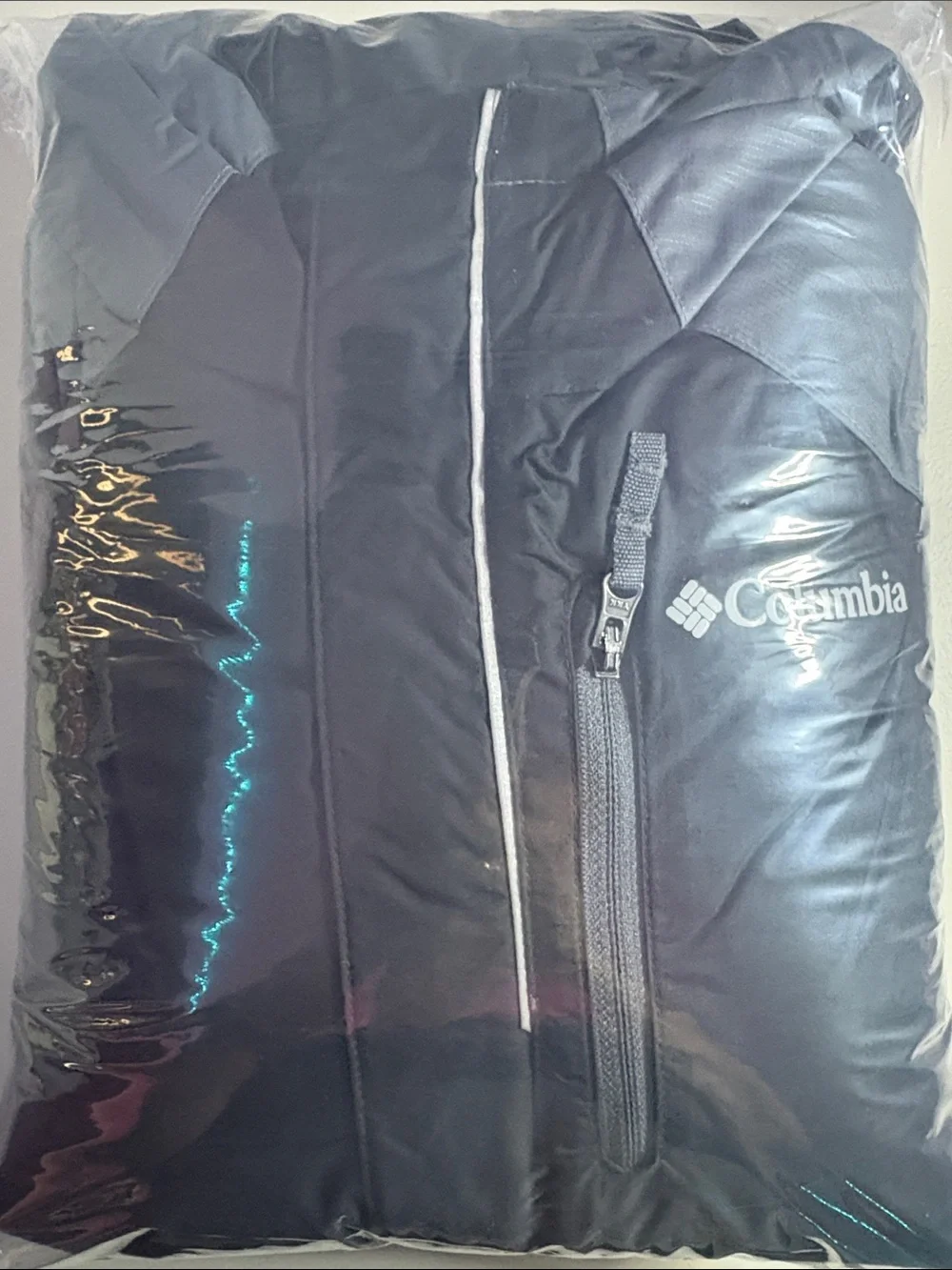 Columbia Boys (XS) Black & Gray Insulated Hooded Winter Jacket.